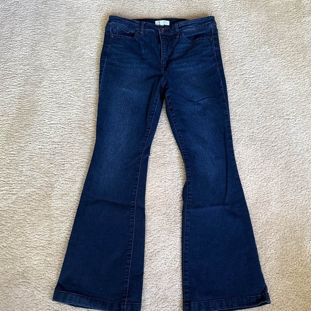 Sofia by Sofia Vergara Dark Indigo Flare Jeans